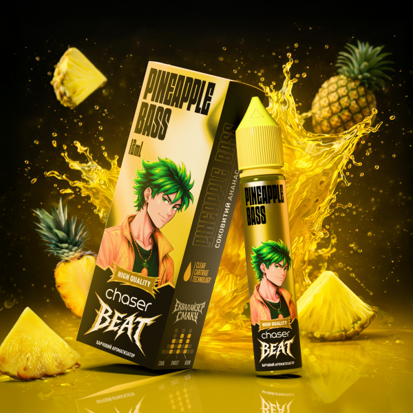 CHASER BEAT 30 МЛ СОКОВИТИЙ АНАНАС (PINEAPPLE BASS)